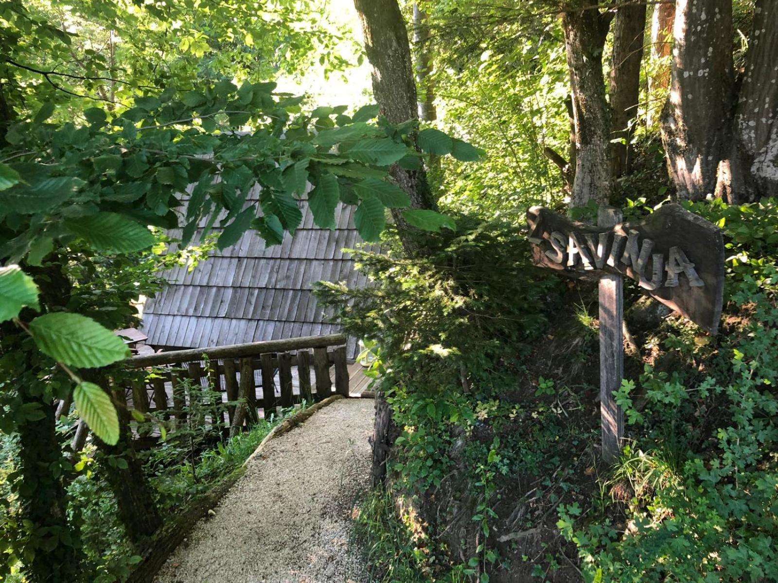 ホテル Glamping Savinja リュブノ エクステリア 写真